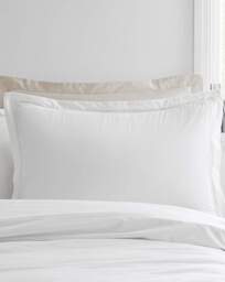 Bianca Oxford Lace Trim Duvet Cover Set White - Bianca - Size: DOUBLE - thumbnail 2