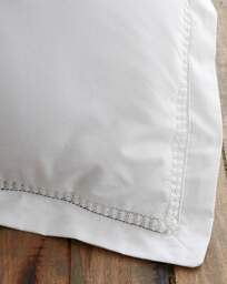 Bianca Oxford Lace Trim Duvet Cover Set White - Bianca - Size: DOUBLE - thumbnail 3
