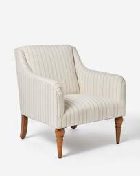 Julipa Everly Stripe Accent Chair Natural - Julipa - thumbnail 5
