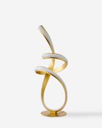 Ribbon LED Table Lamp Gold - JD Williams - thumbnail 3