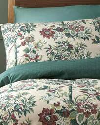 D & D Otillie Tapestry Duvet Cover Set Natural - Dreams & Drapes - Size: SINGLE - thumbnail 2