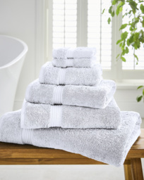 Egyptian Cotton 600GSM Towel - White White - JD Williams - Size: XL Bath Sheets - thumbnail 1
