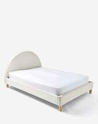 Ayda Velvet Bed & Layer Memory Mattress Natural - JD Williams - Size: SINGLE - thumbnail 2