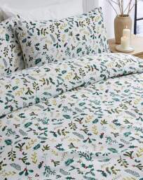 Merry Berries Duvet Cover Set White/Green - JD Williams - Size: DOUBLE - thumbnail 2