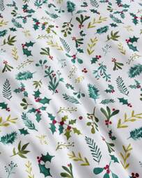 Merry Berries Duvet Cover Set White/Green - JD Williams - Size: DOUBLE - thumbnail 5