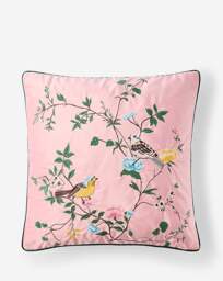 Botanical Birds Embroidered Cushion Multi - JD Williams - Size: 45X45CM - thumbnail 2