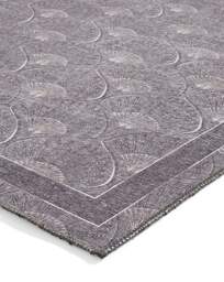 Catherine Lansfield Peacock Washable Rug Grey - Catherine Lansfield - Size: 76x150 - thumbnail 2