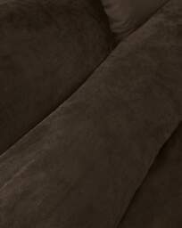 CL Kingsley Matt Velvet Duvet Set Chocolate - Catherine Lansfield - Size: SINGLE - thumbnail 3