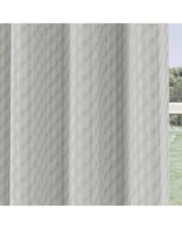 Tokyo Velvet Eyelet Curtains Grey - Enhanced Living - Size: 229 x 183cm - thumbnail 4