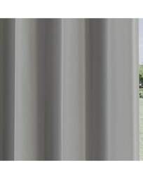 Supersoft Eyelet Curtains Grey - Enhanced Living - Size: 167 x 137cm - thumbnail 2