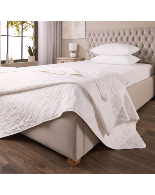 Downland Ultra Light 3 Tog Summer Duvet White - Size: KING - image 1