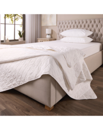 Downland Ultra Light 3 Tog Summer Duvet White - Size: KING