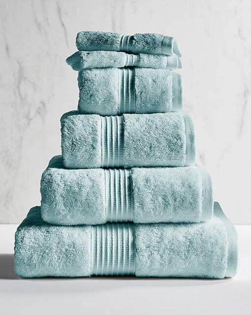 Egyptian Cotton 600gsm Towel Lagoon Lagoon Blue - JD Williams - Size: Pair Face Cloths - image 1