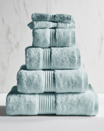 Egyptian Cotton 600gsm Towel Lagoon Lagoon Blue - JD Williams - Size: Pair Face Cloths - thumbnail 1