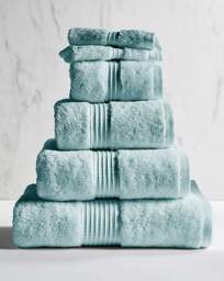 Egyptian Cotton 600gsm Towel Lagoon Lagoon Blue - JD Williams - Size: Pair Face Cloths - thumbnail 1