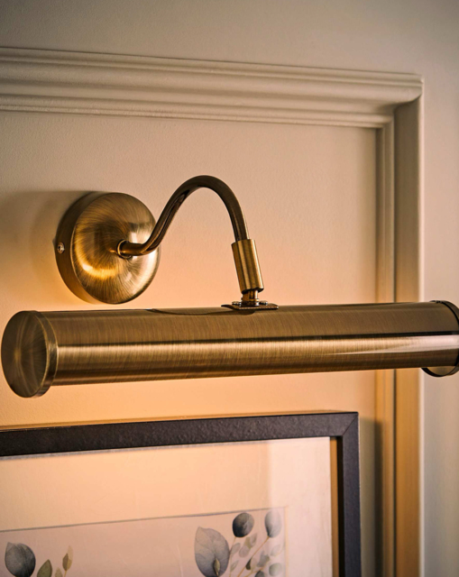 Gemini Brass Twin Picture Light Brass - image 1