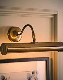 Gemini Brass Twin Picture Light Brass - thumbnail 2