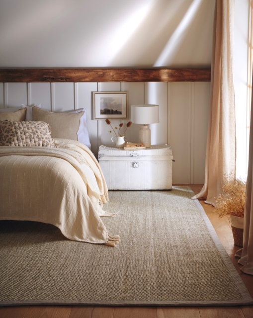 Sisal Border Rug Sand - Origins - Size: 120X170 - image 1