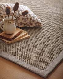 Sisal Border Rug Sand - Origins - Size: 120X170 - thumbnail 2
