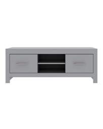 Dakota Wide TV Unit Grey - At Home Collection - thumbnail 2