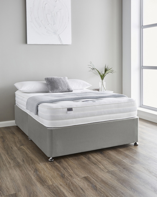 Silentnight 1000 Pocket Ortho Divan Grey - Silentnight - Size: DOUBLE - image 1