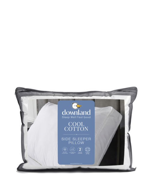 Downland Cool Cotton Side Sleeper Pillow White - Downland - Size: EACH - image 1