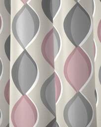 Fusion Lennox Eyelet Curtains Blush - Fusion - Size: 167 x 137cm - thumbnail 2
