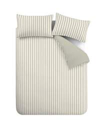 Bianca Hampton Stripe Duvet Cover Set Green - Bianca - Size: DOUBLE - thumbnail 2