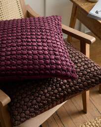 Appletree Bobble Filled Cushion Berry - Appletree - Size: 55X55CM - thumbnail 4