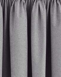 Dallas Blackout Thermal Curtains Grey - Enhanced Living - Size: 167 x 137cm - thumbnail 3