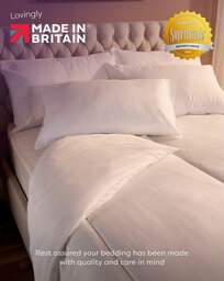 Slumberdown Duvet+2 Cosy Nights Pillows White - Slumberdown - Size: SINGLE - thumbnail 5