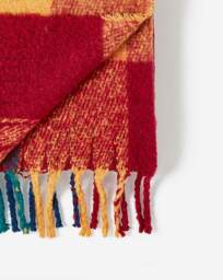 Checked Multicolour Faux Mohair Throw Multi - JD Williams - Size: 120X150 - thumbnail 3