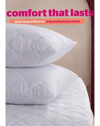 Silentnight Ultrabounce Pillow Protector White - Silentnight - Size: PAIR - thumbnail 3