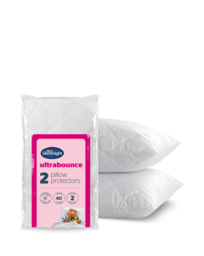 Silentnight Ultrabounce Pillow Protector White - Silentnight - Size: PAIR - thumbnail 1