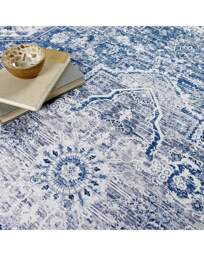 Garda Washable Easy-Care Rug Blue - Origins - Size: 160X230 - thumbnail 5