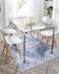 Garda Washable Easy-Care Rug Blue - Origins - Size: 160X230 - thumbnail 1