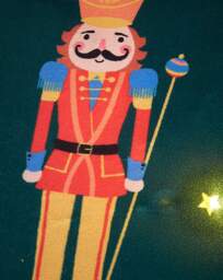 CL Christmas Nutcracker Light Up Cushion Multi - Catherine Lansfield - Size: 45X45CM - thumbnail 4