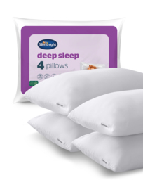 Silentnight Deep Sleep Pack of 4 Pillows White - Silentnight - Size: PACK 4