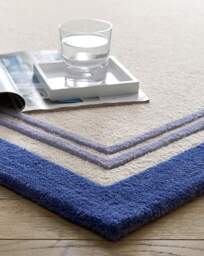 Piper Border Woollen Rug Blue - Origins - Size: 160X230 - thumbnail 2