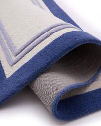 Piper Border Woollen Rug Blue - Origins - Size: 160X230 - thumbnail 4