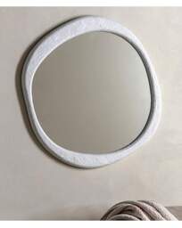 Gallery Mirror Pebble 2 White - Gallery Direct - thumbnail 4