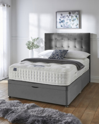 Silentnight 4000 Half Ottoman Divanset Charcoal - Silentnight - Size: KINGSIZE