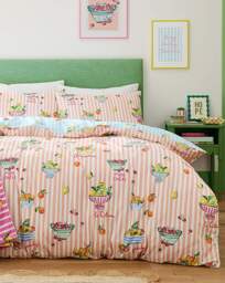 Fusion Summer Fruits Duvet Cover Set Multi - Fusion - Size: S KING - thumbnail 5