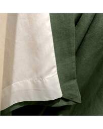 Sorbonne Eyelet Curtains Forest Green - Fusion - Size: 168 x 137cm - thumbnail 5