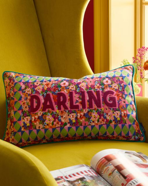 Sophie Robinson Darling Ditsy Cushion Bright - Sophie Robinson - Size: 30X50 - image 1