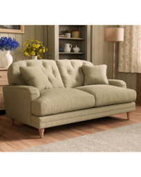 Florence Buttonback 2 Seater Sofa Olive - JD Williams - thumbnail 1