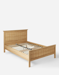 Julipa Ashford Bedframe OAK Effect - Julipa - Size: KINGSIZE