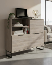 Hayden Ready Assembled Sideboard Grey OAK - Welcome - thumbnail 1