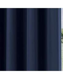 Supersoft Eyelet Curtains Navy - Enhanced Living - Size: 117 x 183cm - thumbnail 4