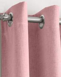 Vogue Light Filtering Eyelet Curtain Blush - Enhanced Living - Size: 117 x 183cm - thumbnail 4